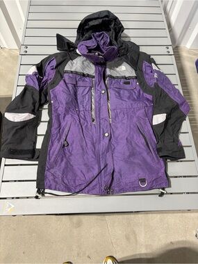 Vintage The North Face Steep Tech Jacket Women’s size 4 Purple Snow Ski